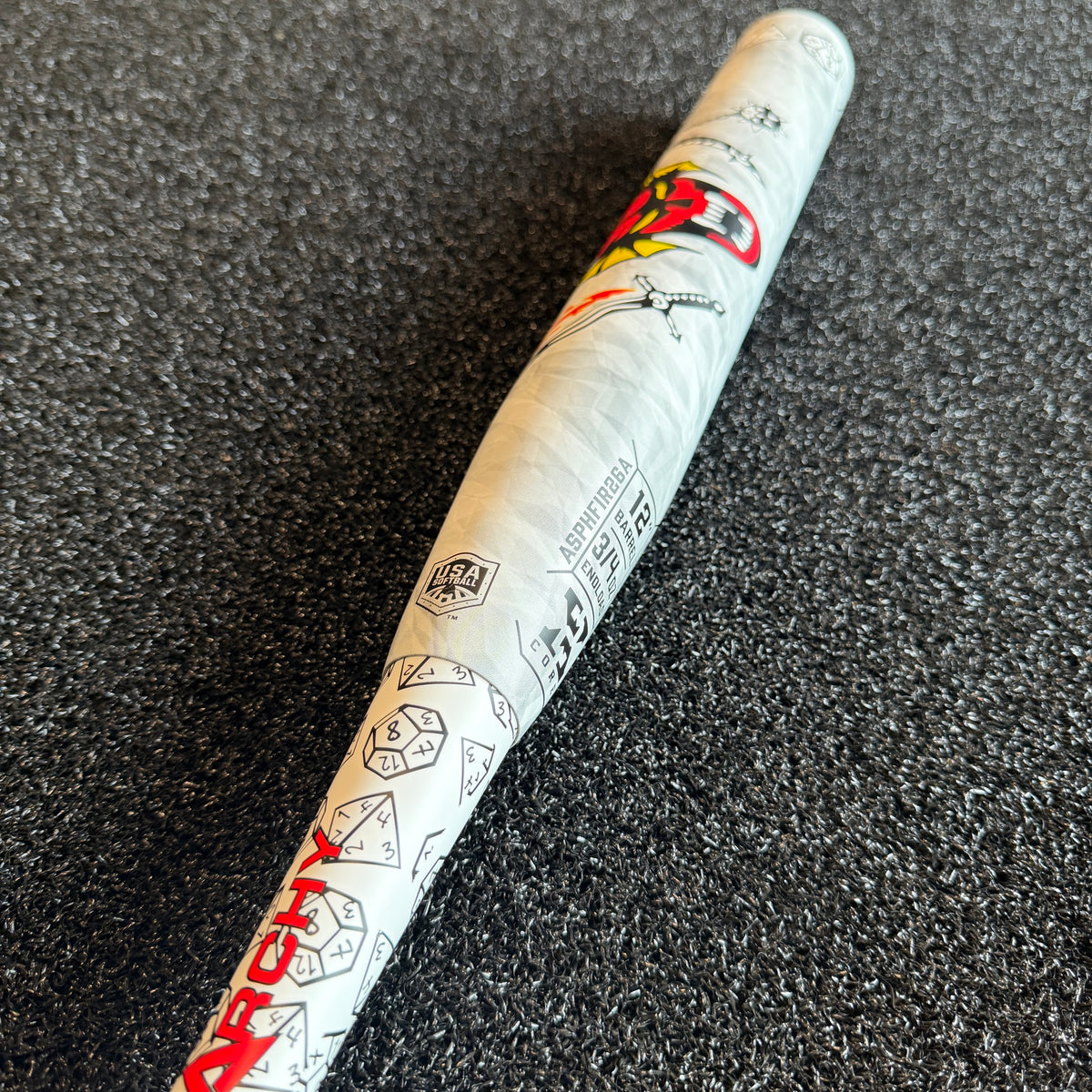 2026 Anarchy Hellfire Club 2-Piece End Loaded USA/ASA Slowpitch Softball Bat ASPHFIR26A