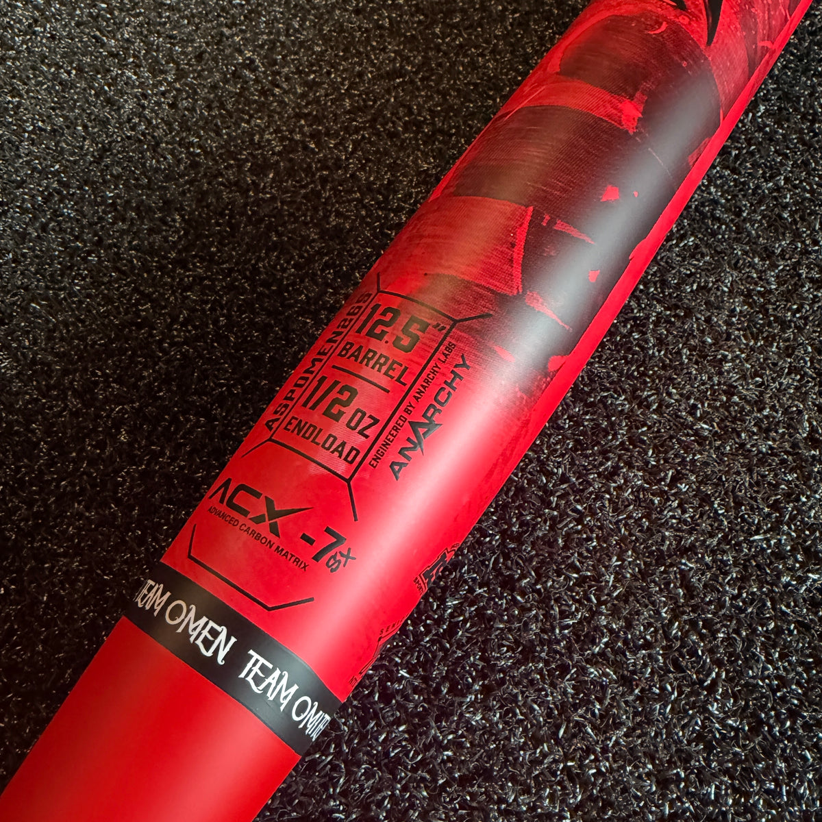 2026 Anarchy Team Omen 1-Piece End Loaded SSUSA Senior Slowpitch Softball Bat ASPOMEN26S