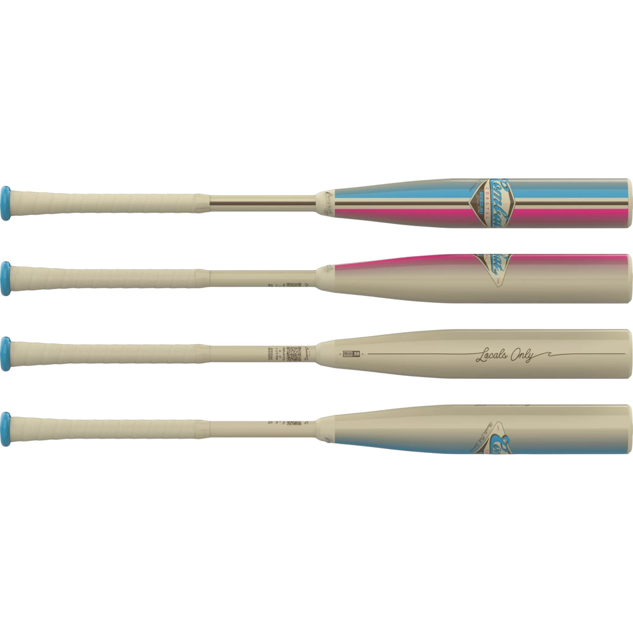 2026 Combat MFG Coastal Collective Uluwatu SPEC-H1 Hybrid -3 BBCOR Baseball Bat - CBB7H1CS3