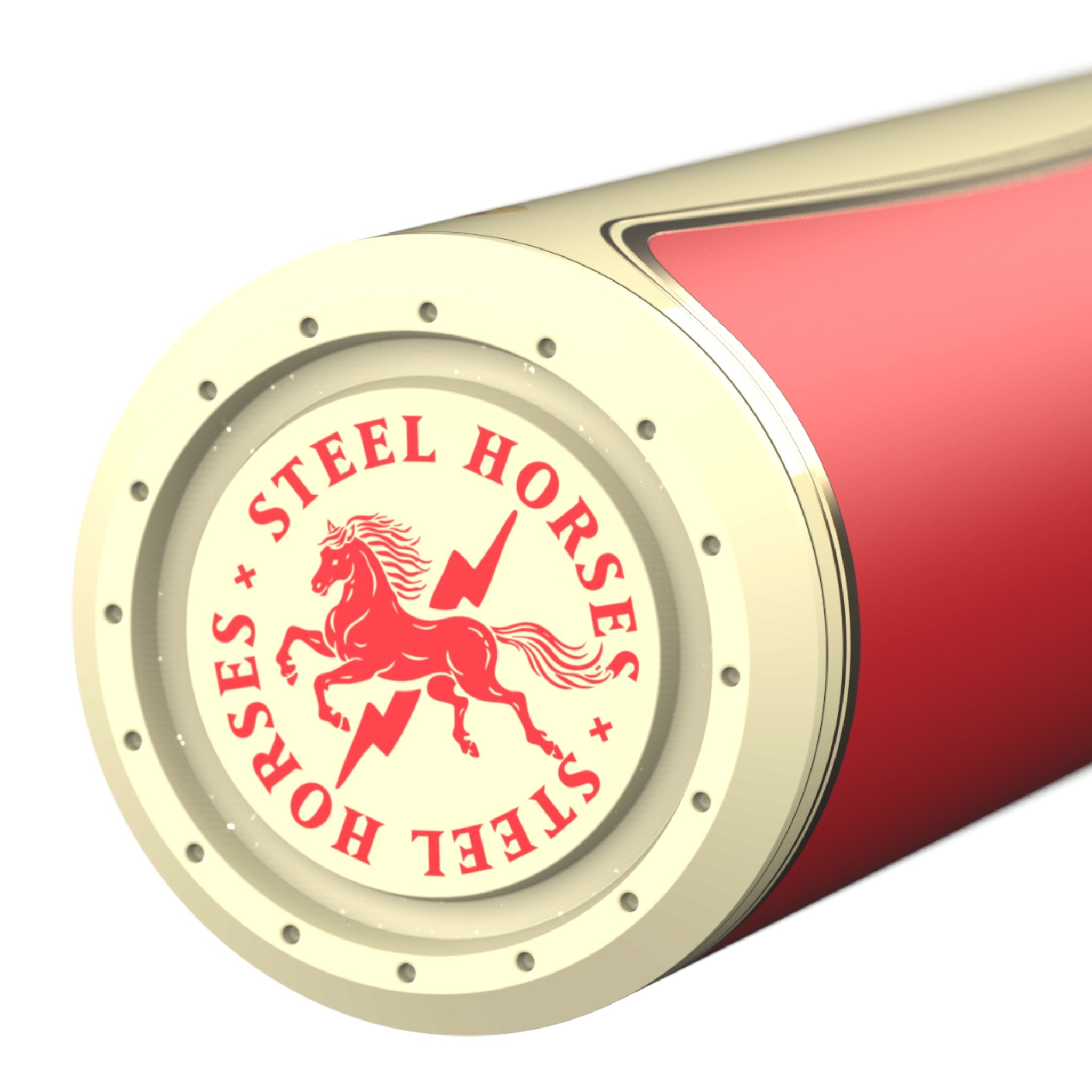 2026 Combat MFG Steel Horses Red Rider SPEC-A1 -3 BBCOR Baseball Bat - CBB7A1RR3