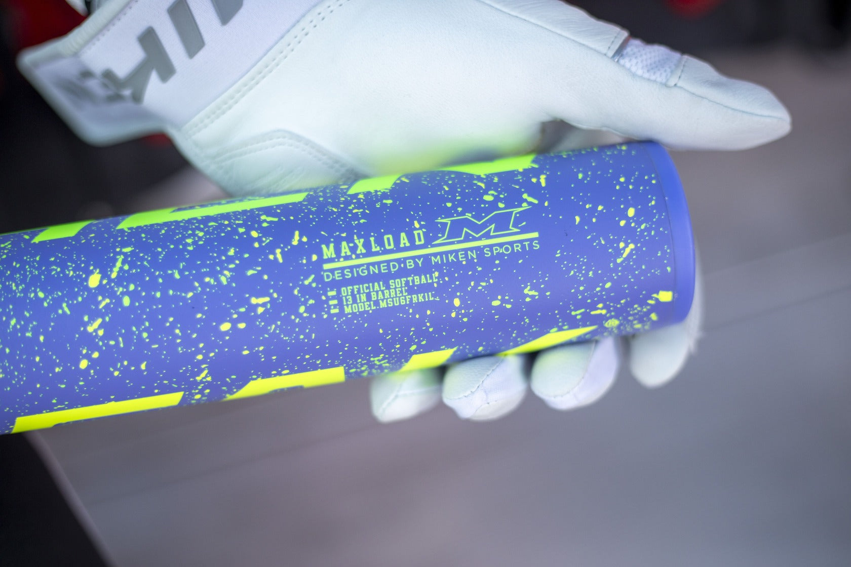 2026 Miken Freak Splatter 1-Piece Maxload USSSA Slowpitch Softball Bat - MSU6FRK1L