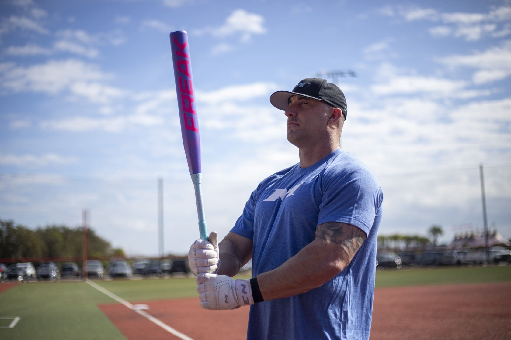 2026 Miken Freak Splatter 2-Piece Balanced USA/ASA Slowpitch Softball Bat - MSA6FRKB