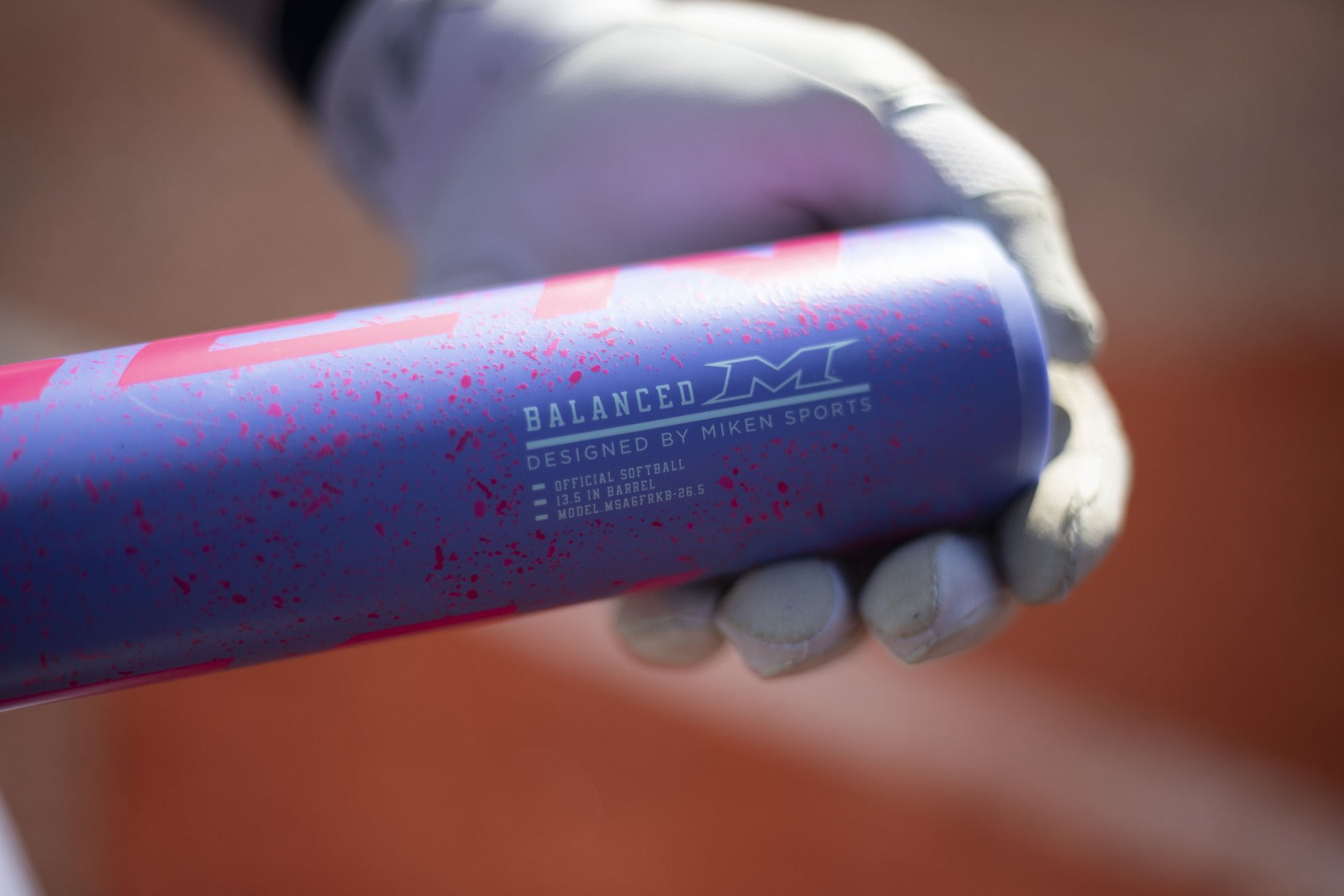 2026 Miken Freak Splatter 2-Piece Balanced USA/ASA Slowpitch Softball Bat - MSA6FRKB