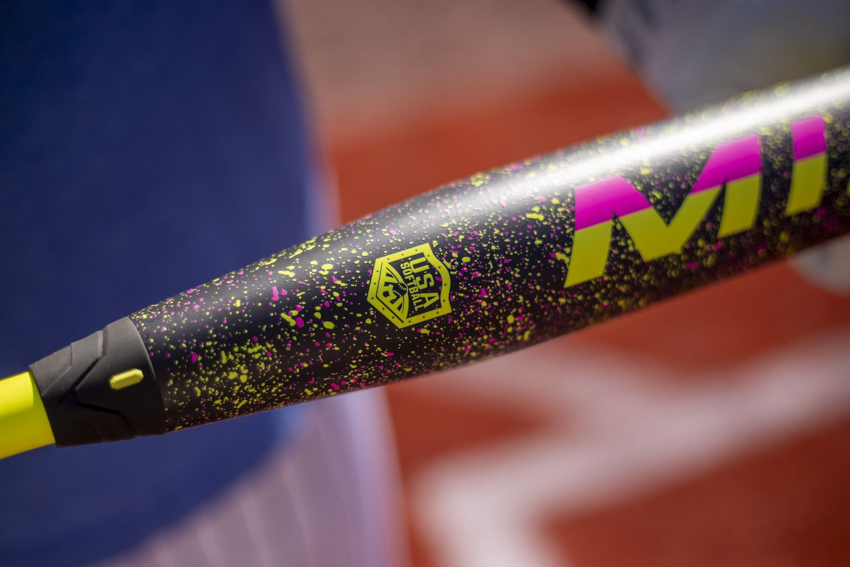 2026 Miken Freak Splatter 2-Piece Maxload USA/ASA Slowpitch Softball Bat - MSA6FRKL