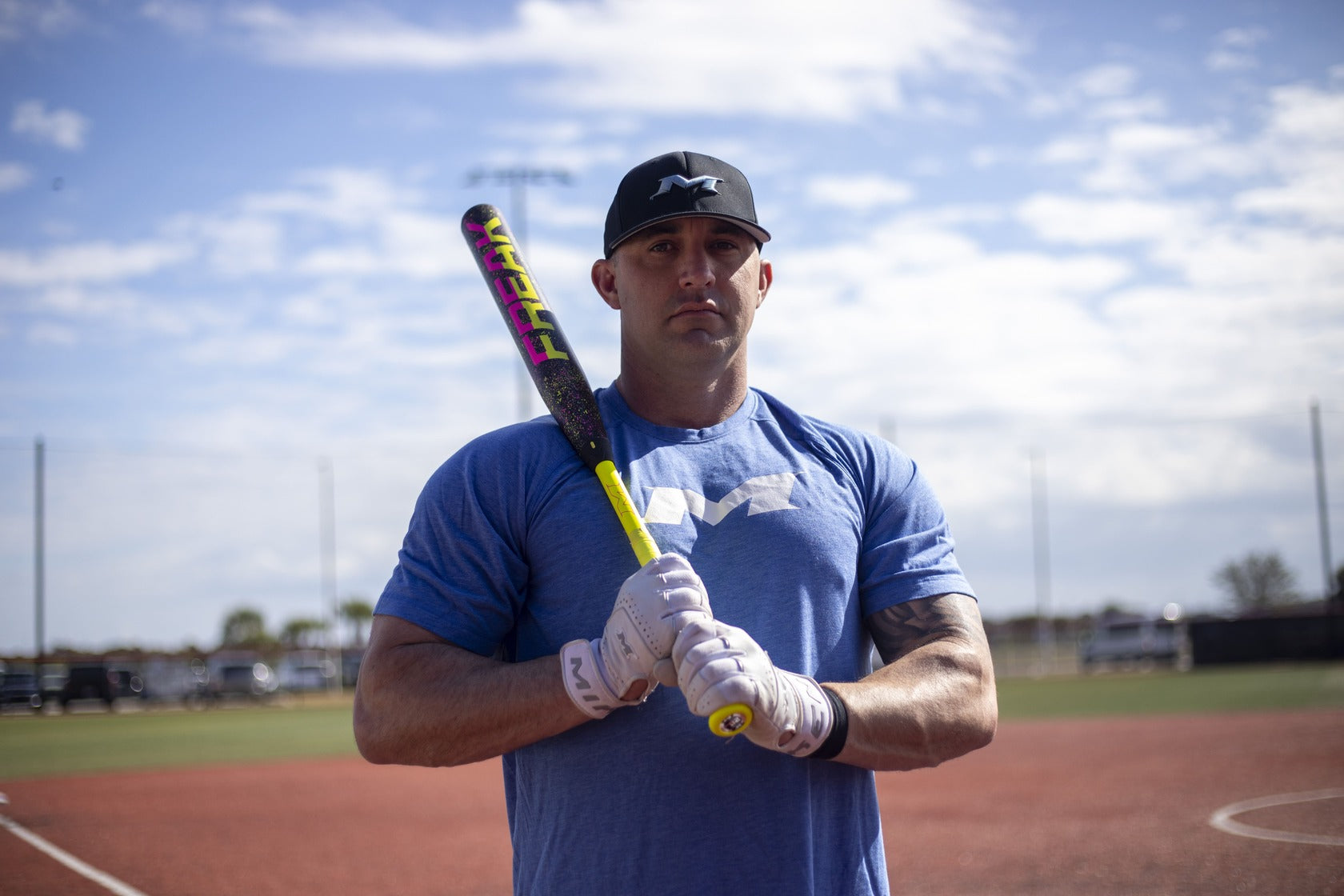 2026 Miken Freak Splatter 2-Piece Maxload USA/ASA Slowpitch Softball Bat - MSA6FRKL