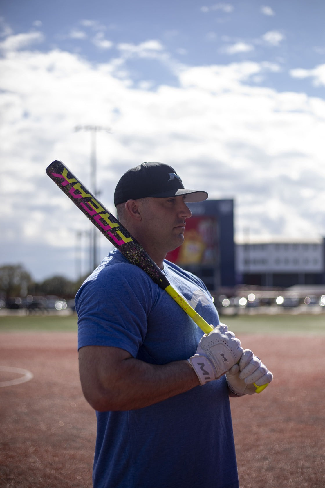 2026 Miken Freak Splatter 2-Piece Maxload USA/ASA Slowpitch Softball Bat - MSA6FRKL