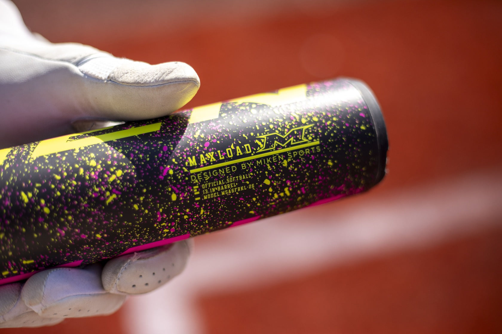 2026 Miken Freak Splatter 2-Piece Maxload USA/ASA Slowpitch Softball Bat - MSA6FRKL