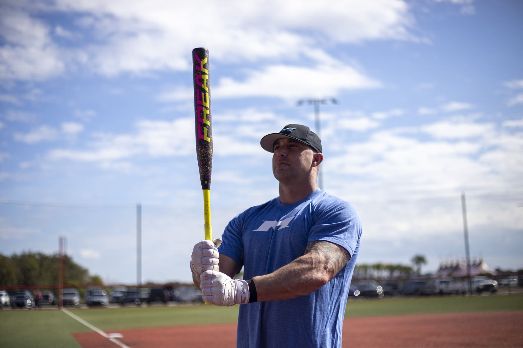 2026 Miken Freak Splatter 2-Piece Maxload USA/ASA Slowpitch Softball Bat - MSA6FRKL