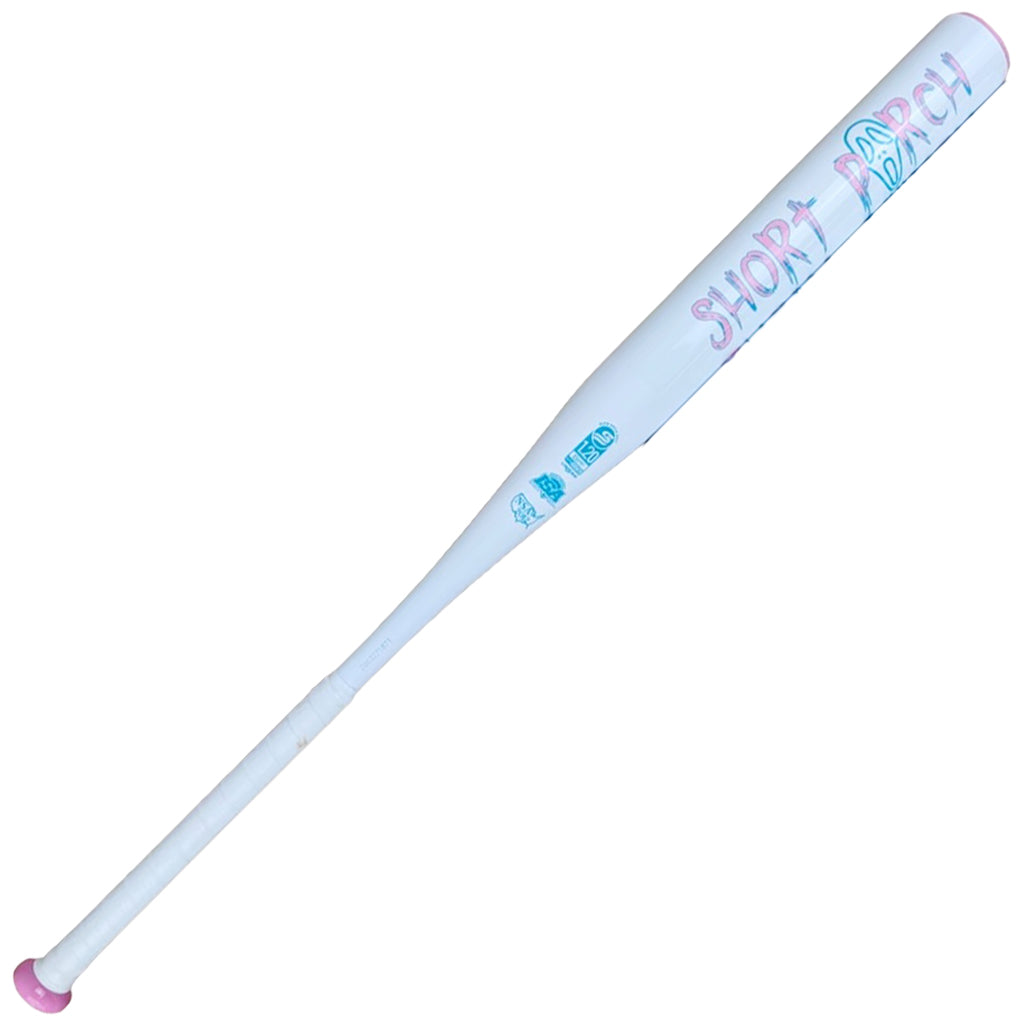 2026 Short Porch Scared Summer Series White/Pink USSSA Slowpitch Softball Bat