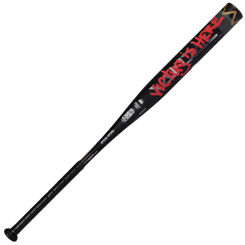 2026 Victus Vandalized Black 1-Piece End Loaded USSSA Slowpitch Softball Bat - VSPVA1BU