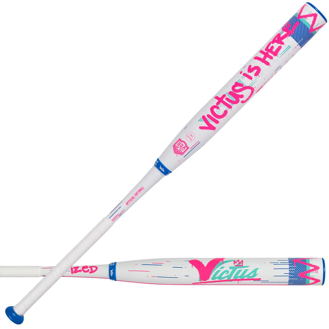 2026 Victus Vandalized White Ya-Ya Load USA/ASA Slowpitch Softball Bat - VSPVD22YA