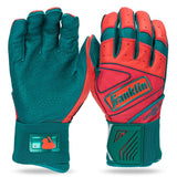 Franklin Powerstrap Infinite Baseball Batting Gloves (Multiple Colors)