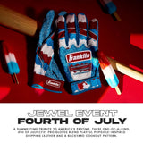 Franklin CFX Pro Baseball Batting Gloves - Jewel Event Fourth of July