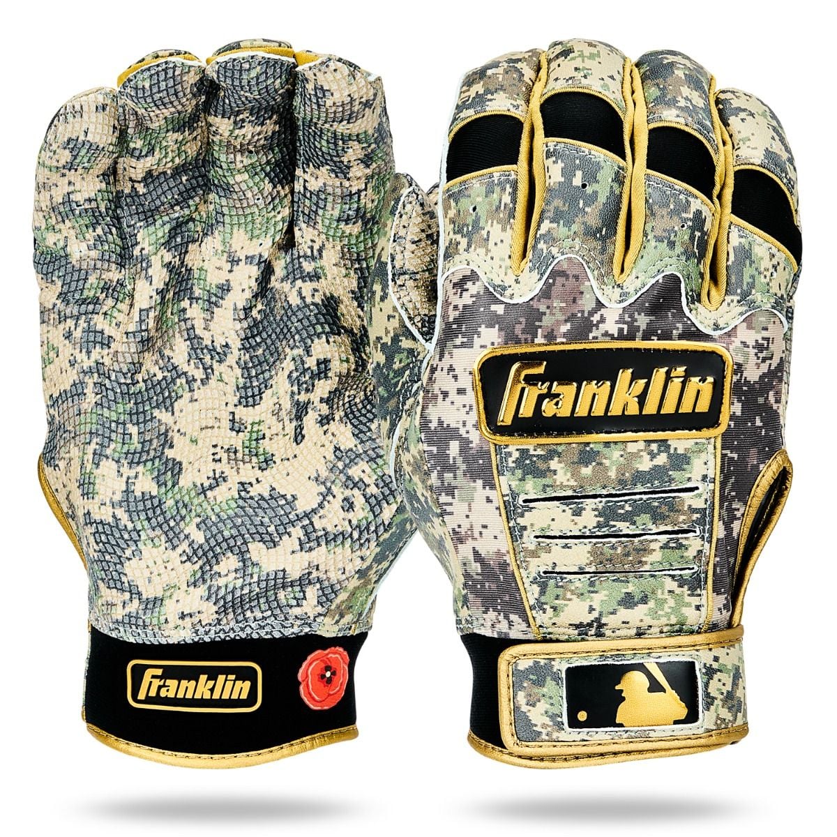Franklin CFX Pro Baseball Batting Gloves - Jewel Event Armed Forces
