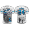 22 a Day Veterans Lives Matter Chris Larsen Short Sleeve Shirt (Customized Buy-In) - Smash It Sports
