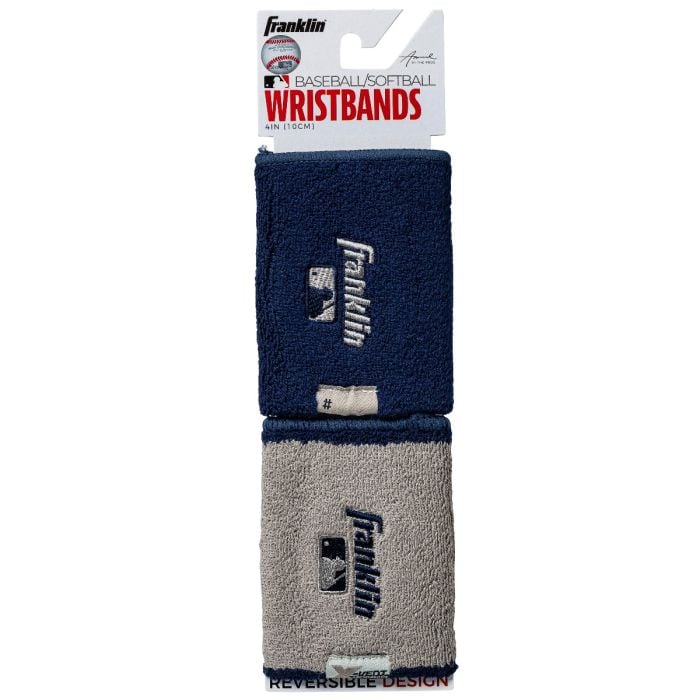Franklin MLB X-Vent Reversible Wristbands (Multiple Colors)