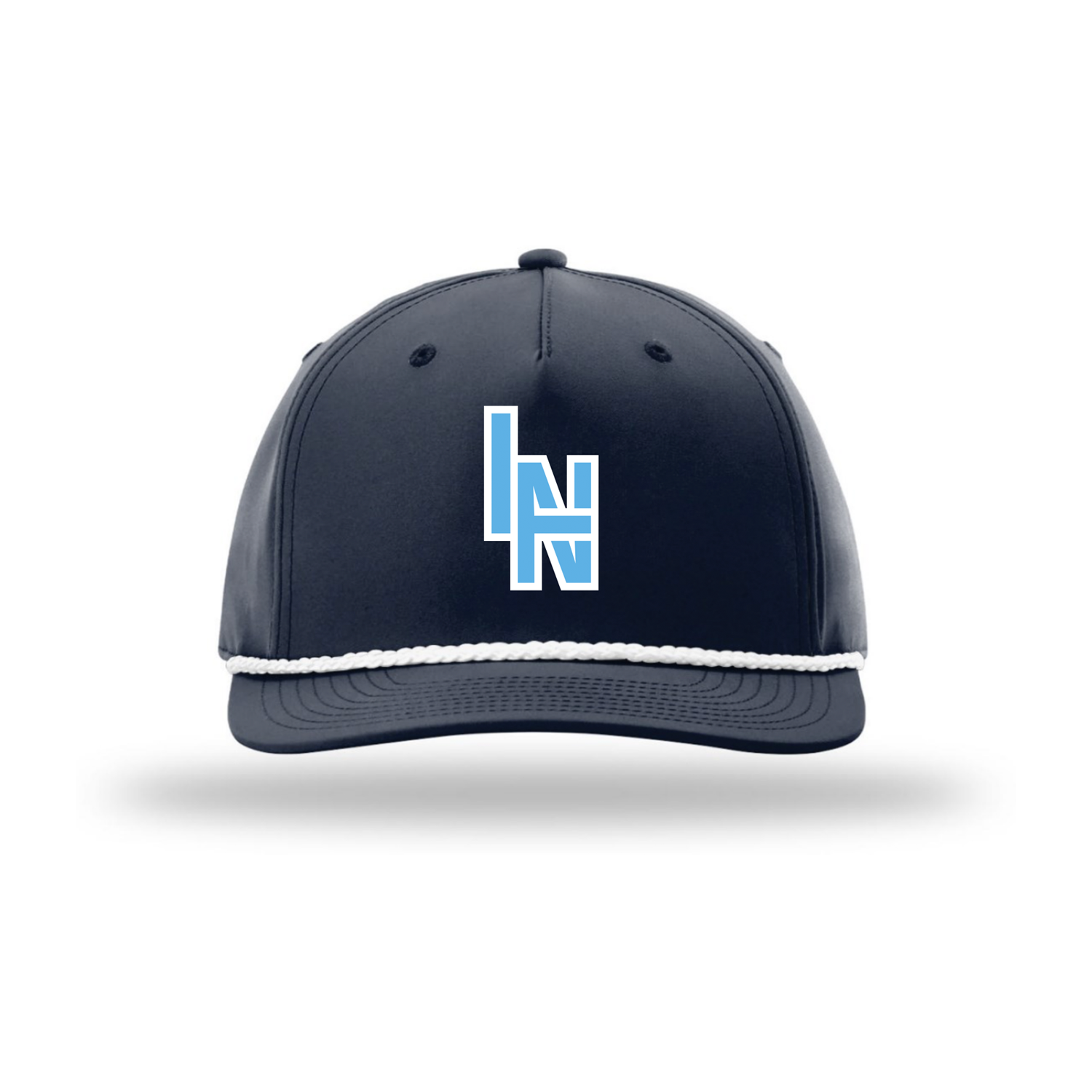 League Night Heroes Classic Rope Snapback Hat - Navy/Columbia