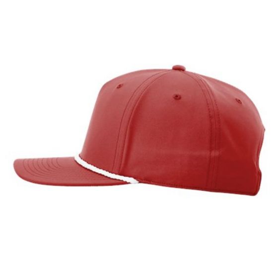 Smash It Sports Classic Rope Snapback Hat - Red/White