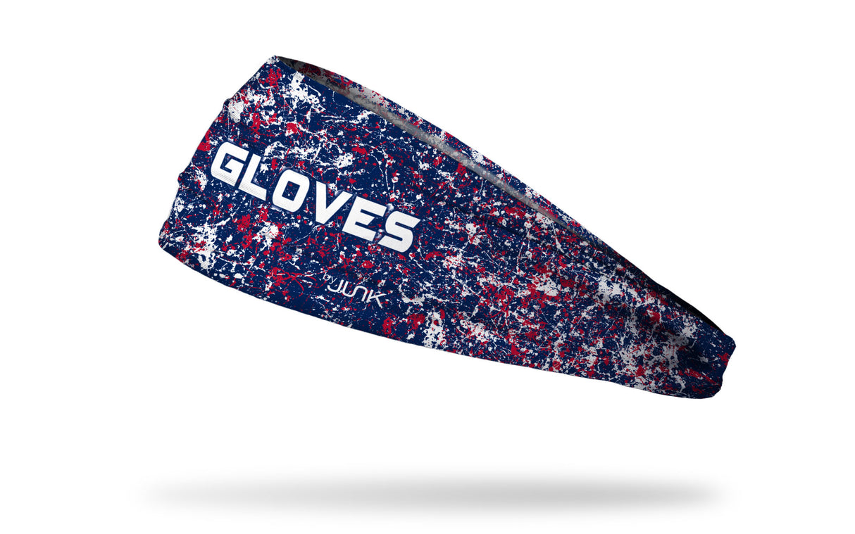 Junk x Gem Gloves Headband Patriotic Splatter - Big Bang Lite