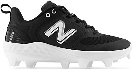 New Balance Women's Fresh Foam Velo V3 Molded Softball Cleats - Black with White - SPVELOK3 - Smash It Sports