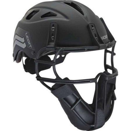 Worth Legit Slowpitch Softball Pitchers Helmet Mask, Black LGTPH-B - Smash It Sports