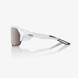 100 Percent Sunglasses - Norvik - Soft Tact White - HiPER Silver Mirror Lens