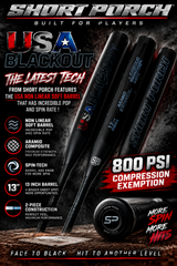 2026 Short Porch USA Blackout X 13" Loaded USA/ASA Slowpitch Softball Bat