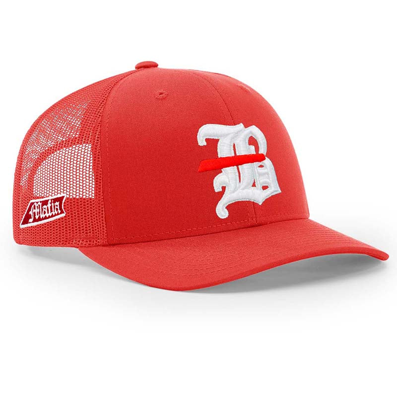 716 Mafia Snapback Hat - Red