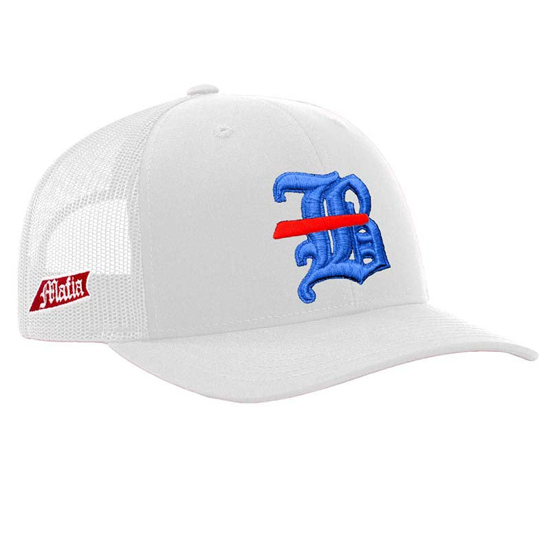 716 Mafia Snapback Hat - White
