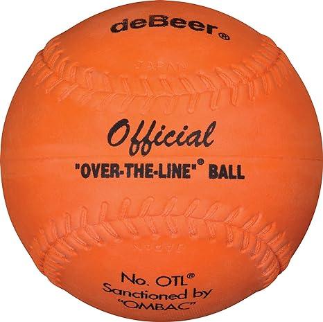 deBEER 12in Orange Over The Line Softballs - Smash It Sports