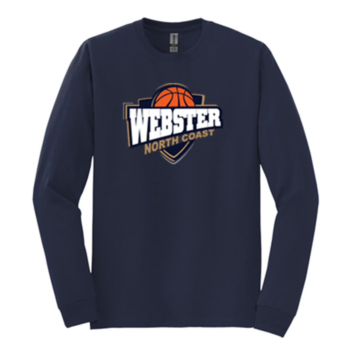 Webster North Coast Basketball Long Sleeve T-Shirt-8400