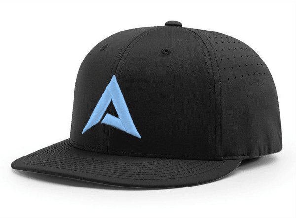 Anarchy CA i8503 Performance Hat - New Logo - Black/Carolina - Smash It Sports
