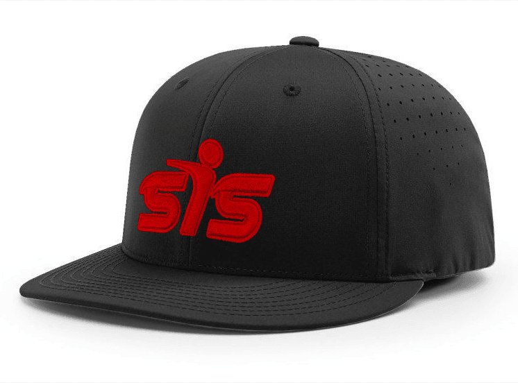 Smash It Sports CA i8503 Performance Hat - Black/Red - Smash It Sports