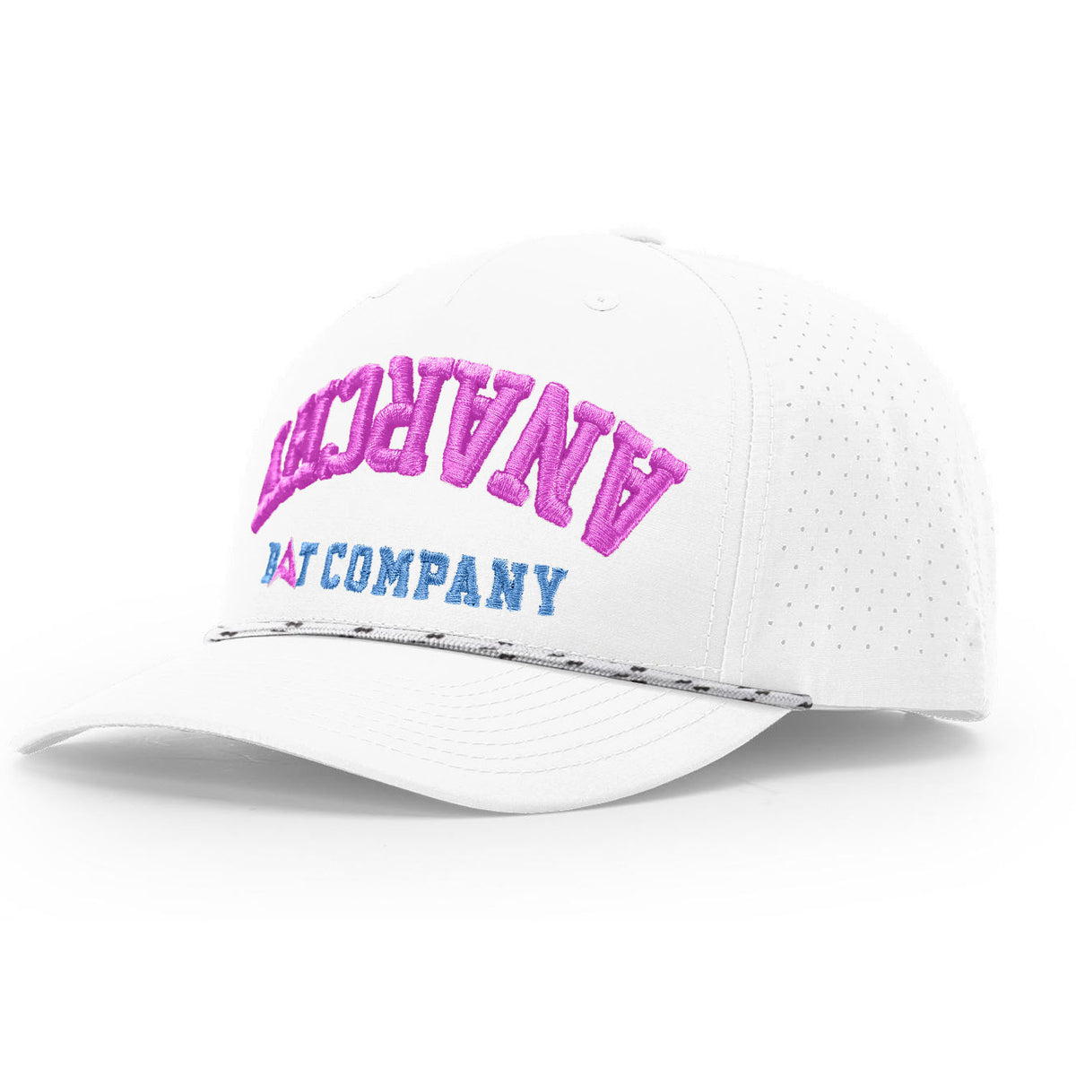 Anarchy Performance Rope Snapback Hat - White/Vice – Product View | Smash It Sports | ash