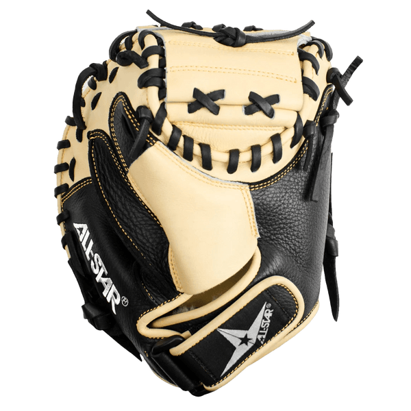 All Star AF Focus Framer 29" Fastpitch Training Catchers Mitt/Glove - Black and Tan - Smash It Sports