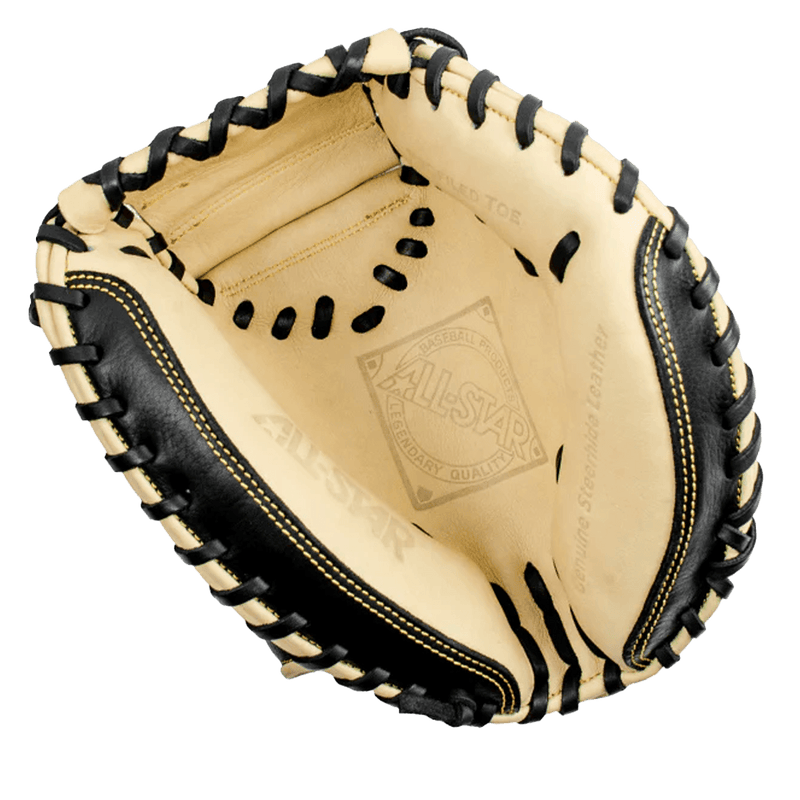 All Star AF Focus Framer 29" Fastpitch Training Catchers Mitt/Glove - Black and Tan - Smash It Sports