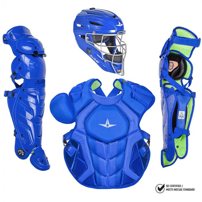 All Star S7 Axis Adult NOCSAE Certified Catchers Set - Solid Colors