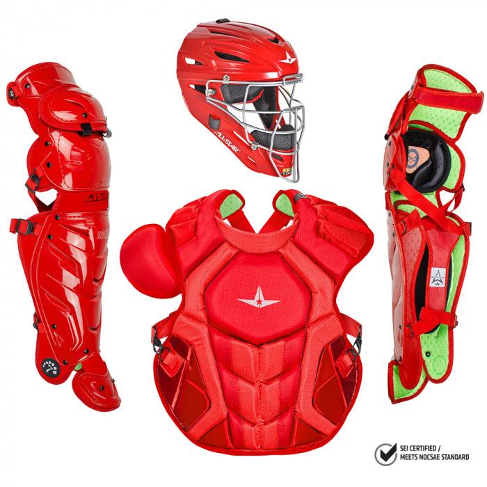 All Star S7 Axis Adult NOCSAE Certified Catchers Set - Solid Colors - Smash It Sports