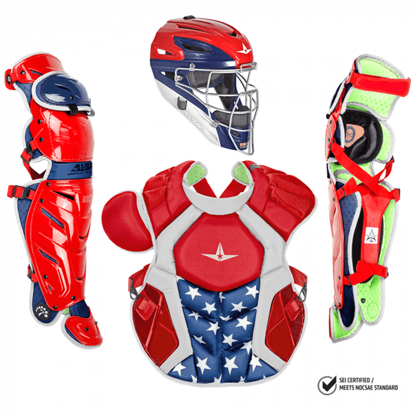 All Star S7 Axis Adult NOCSAE Certified Catchers Set - USA - Smash It Sports