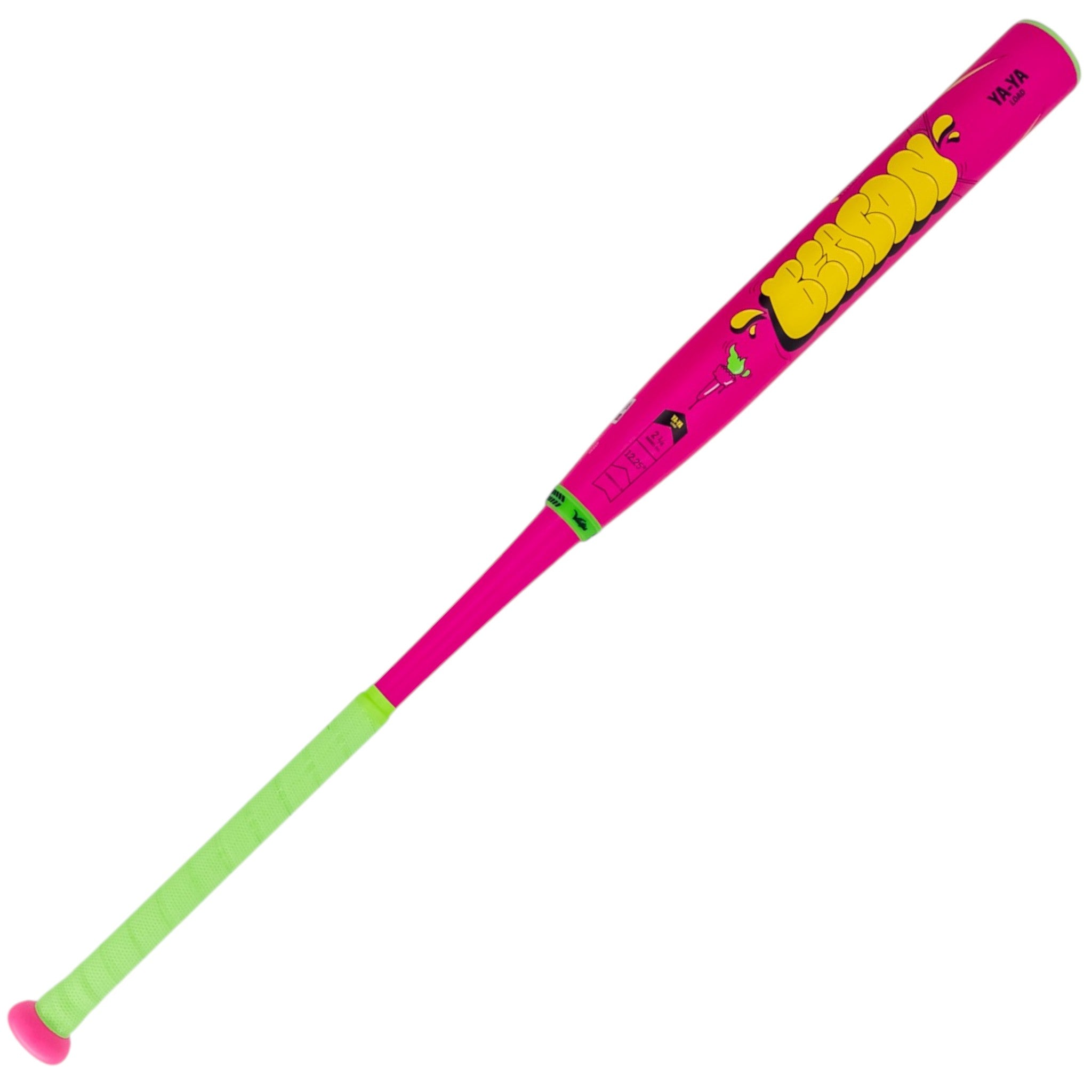 2026 Victus Beacon Neon Pink Ya-Ya Load 2-Piece USA/ASA Slowpitch Softball Bat - VSPBNP2YASIS