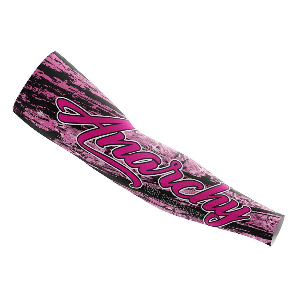 Anarchy Pink/Black Arm Sleeve - Smash It Sports