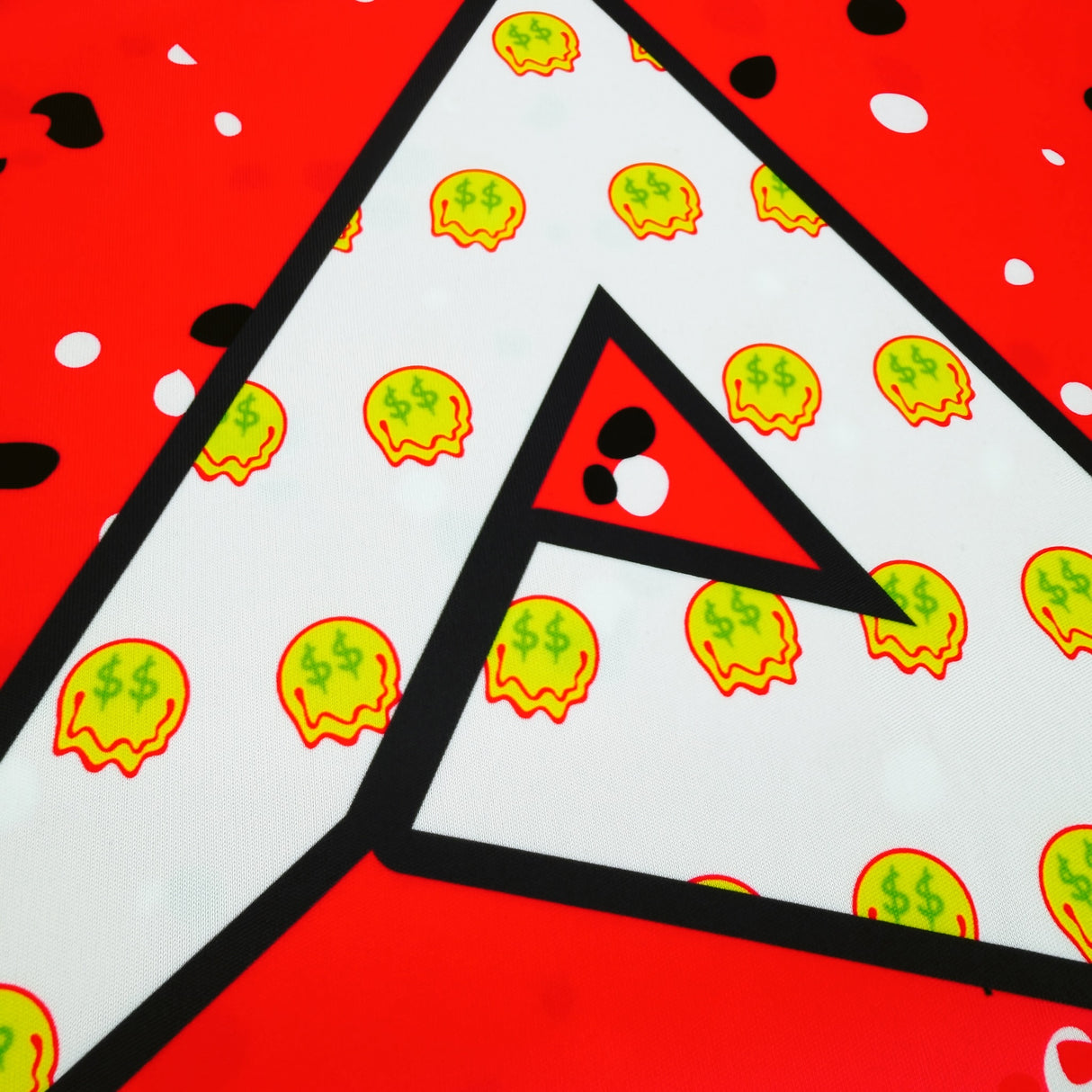 Anarchy Bat Company Short Sleeve Shirt - Pink/Yellow Speckled Fade