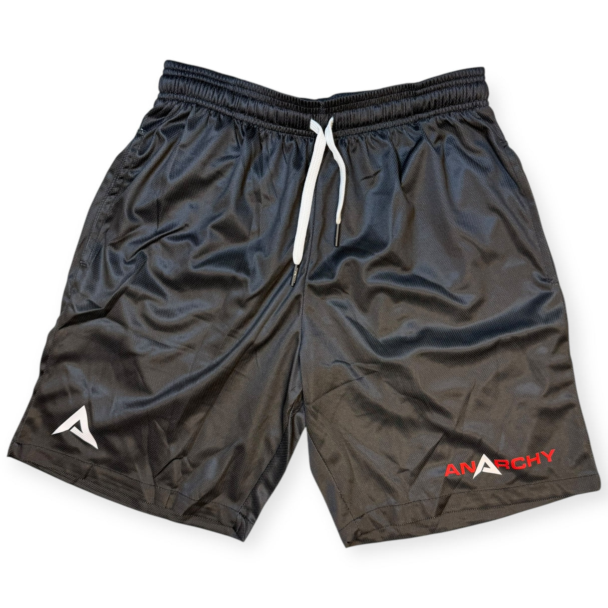 Anarchy Mesh Shorts - Stealth - Black/White/Red