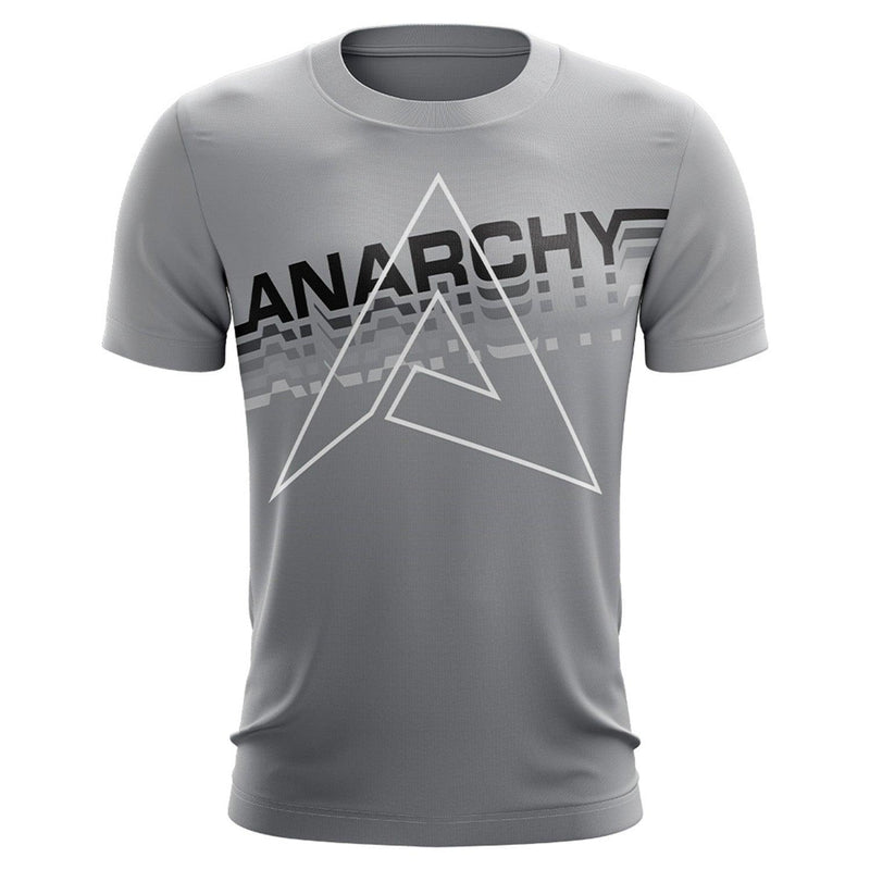 Anarchy Bat Company Short Sleeve Shirt - (Gray/New Logo Fade) - Smash It Sports