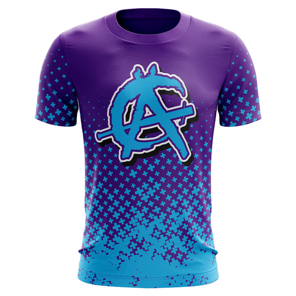 Anarchy Bat Company Short Sleeve Shirt - (Carolina/Purple)