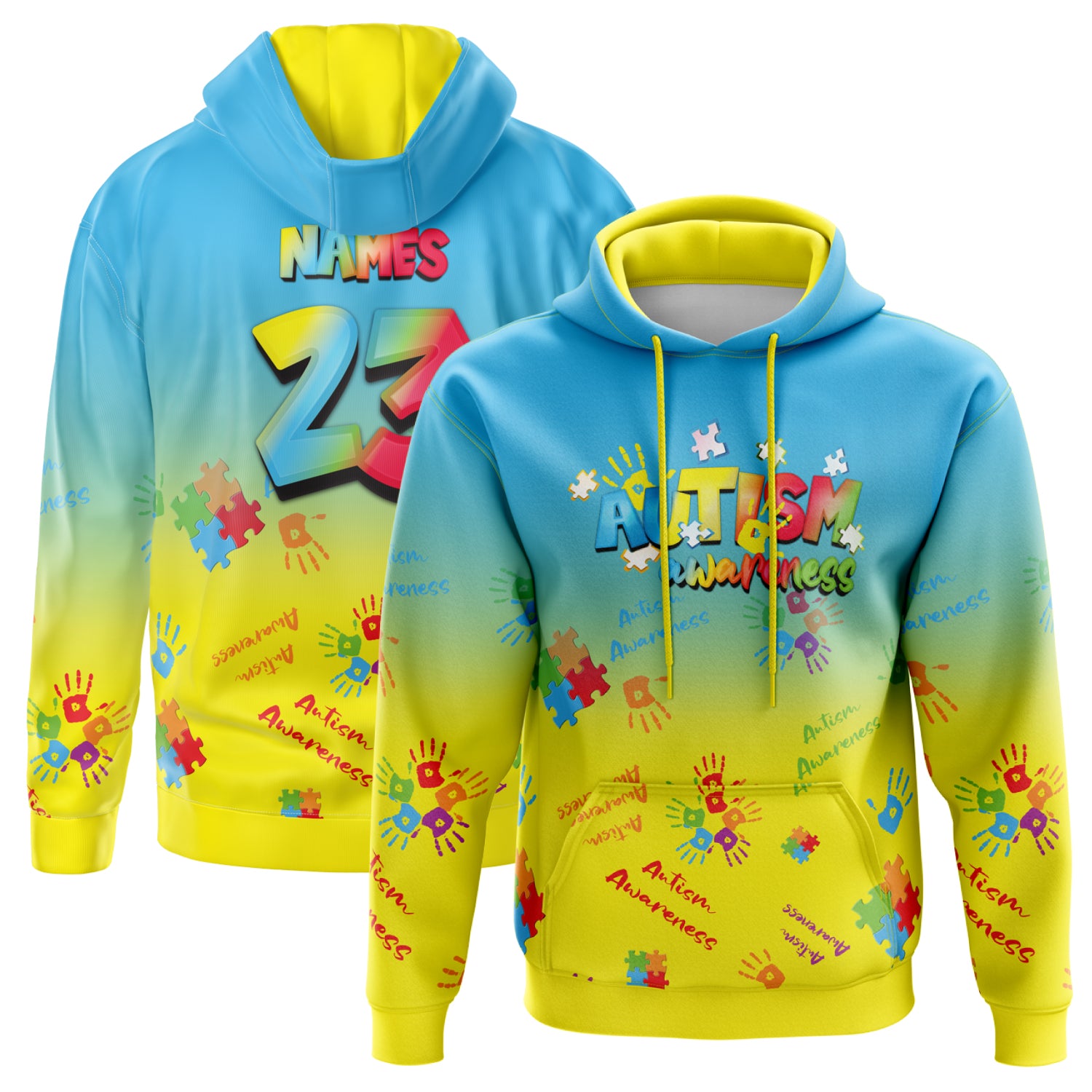 Autism Awareness Hoodie (Customized Buy-In)