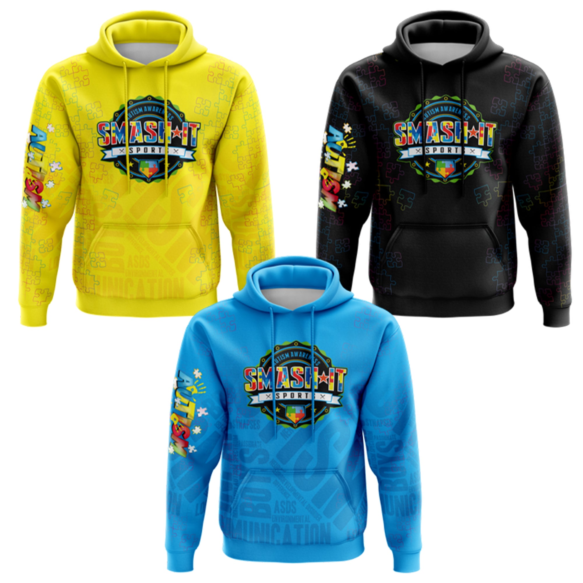 2025 Autism Awareness Hoodie (Customized Buy-In) - Multiple Colors