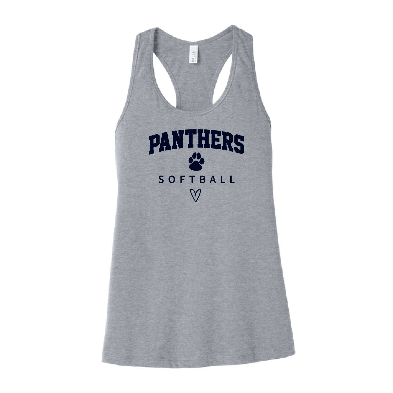 Pittsford Panthers Softball Women's Racerback Tank Top (Multiple Designs)