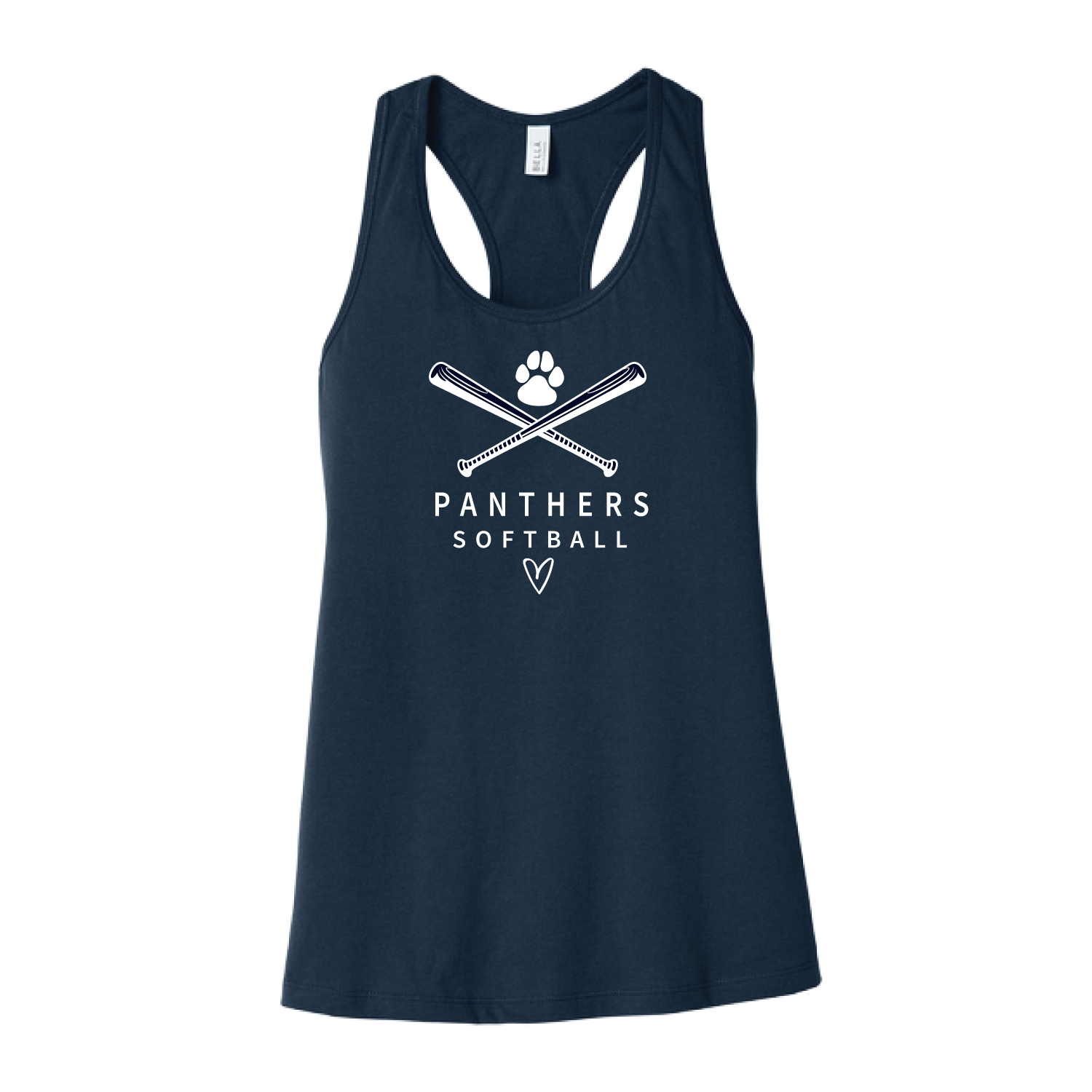 Pittsford Panthers Softball Women's Racerback Tank Top (Multiple Designs)