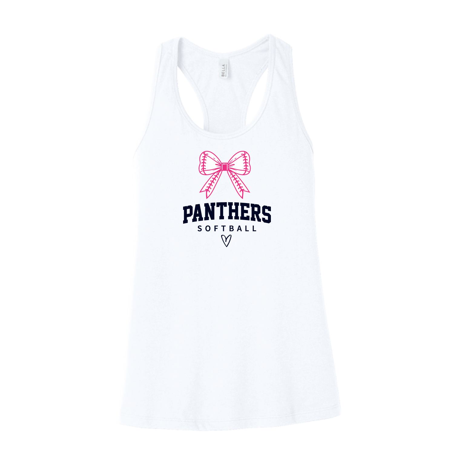 Pittsford Panthers Softball Women's Racerback Tank Top (Multiple Designs)